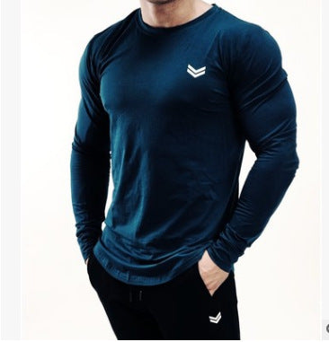 New Long Sleeve T Shirt Sport Men Gym Shirt Quick Dry Gym Fitness